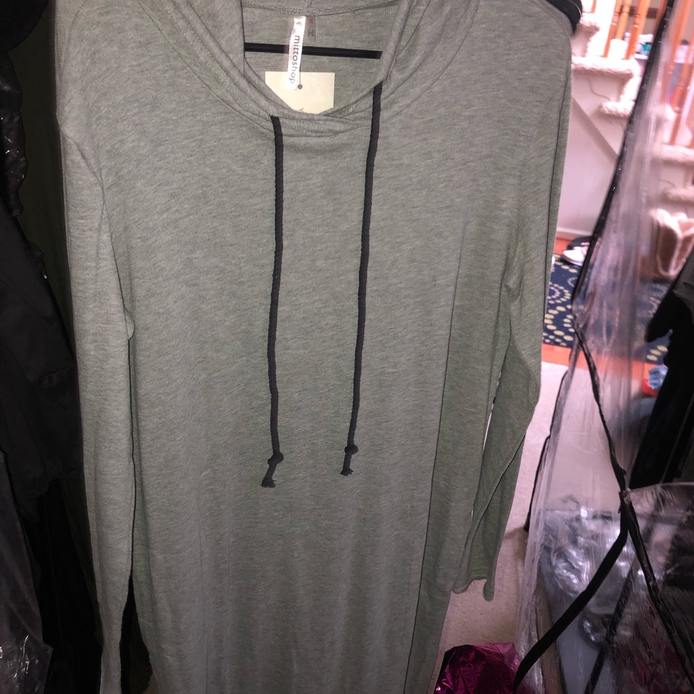 Gray Women sweater dress